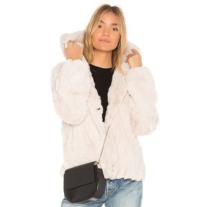 Rabbit fur jacket